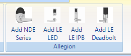 Allegion Lock Icons